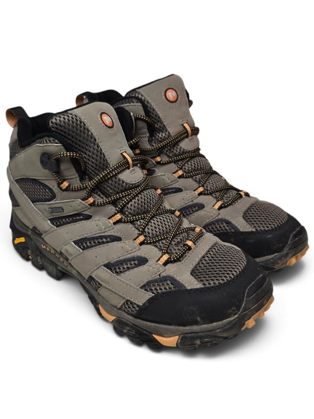 Merrell Moab 2 Mid Gore-Tex Hiking Shoes Mens Vibram Sole Rugged Outdoor 11